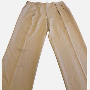 NWT Vintage Polo Ralph Lauren Mens 38 Dalton Pleated Dress Pants Wool Garbadine